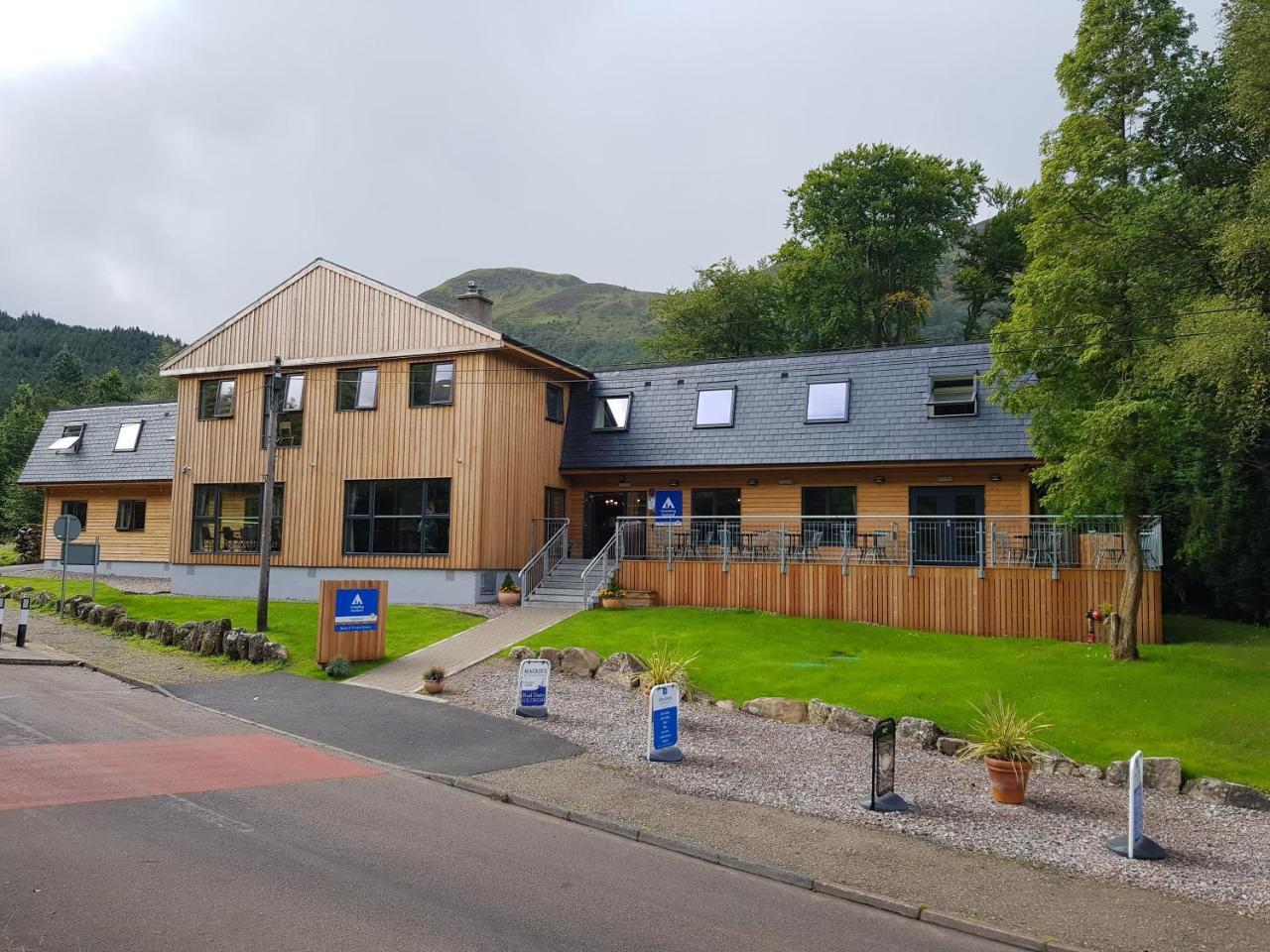 Glen Nevis Youth Hostel Fort William Exteriör bild The new visitor centre at the Scottish Crannog Centre